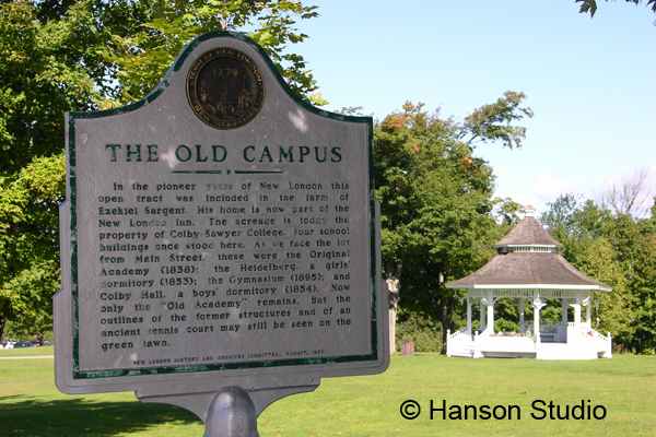 New London, NH - Old Campus and Gazebo - Summer